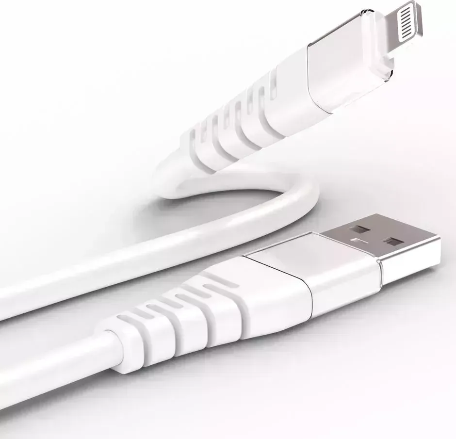 Кабель WIIIX CB-419-U8(1.0)-W белый (00-00003776)