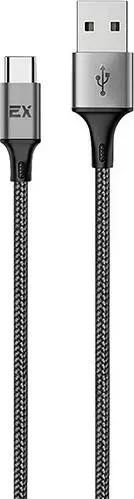 Кабель EXPLOYD EX-K-1212 USB-TYPE-C 1М чёрный