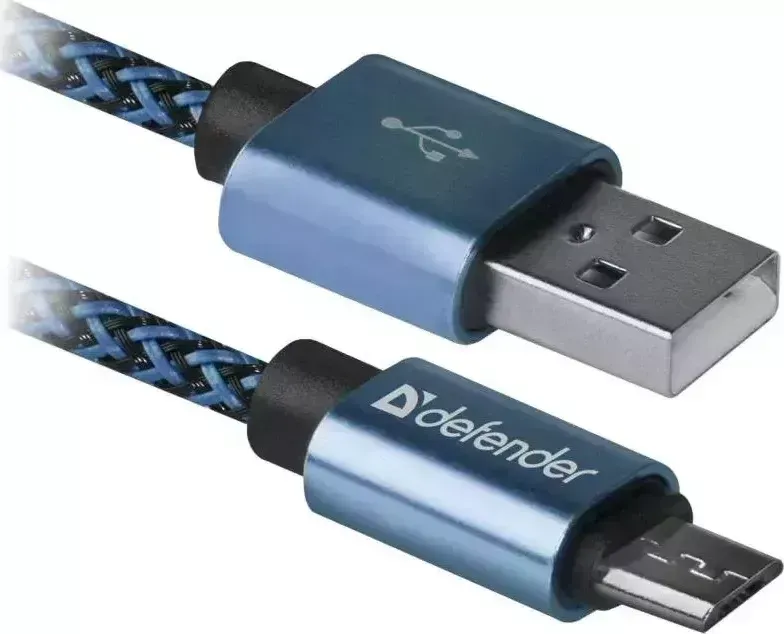 Кабель DEFENDER USB08-03T 1M BLUE (87805)