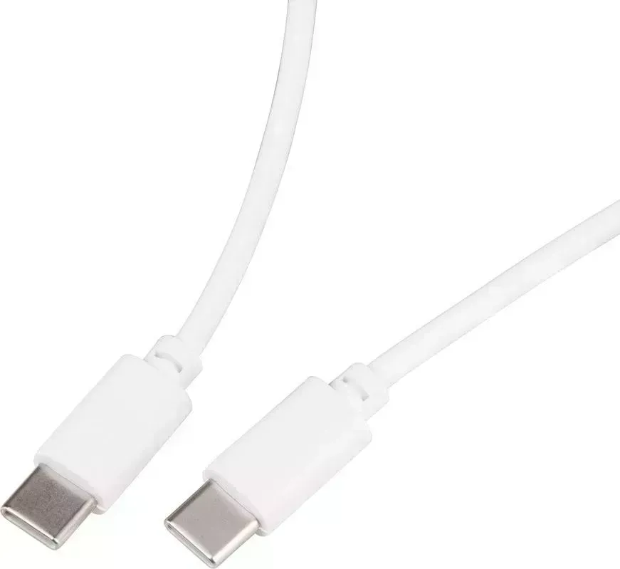 Кабель BURO PD15W USB Type-C (m)-USB Type-C (m) 1м белый