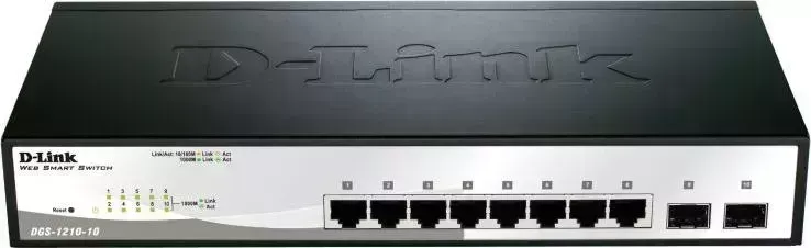 Коммутатор D-LINK DGS-1210-10/C1A/F1A