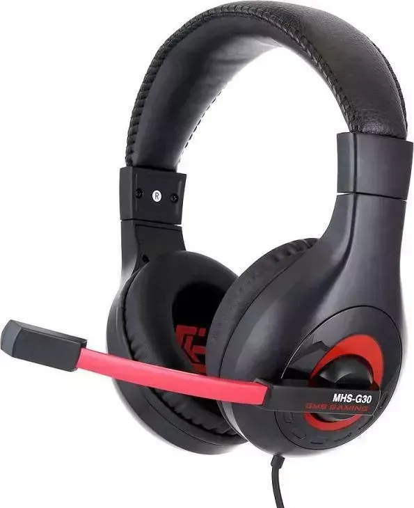 Наушники GEMBIRD MHS-G30 Black/red