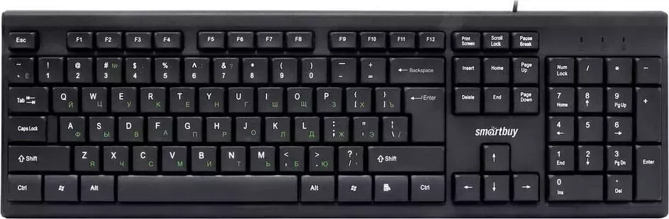Клавиатура Smartbuy SBK-114U-K ONE USB черный