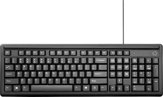 Клавиатура HP 100 USB черный (2un30aa)