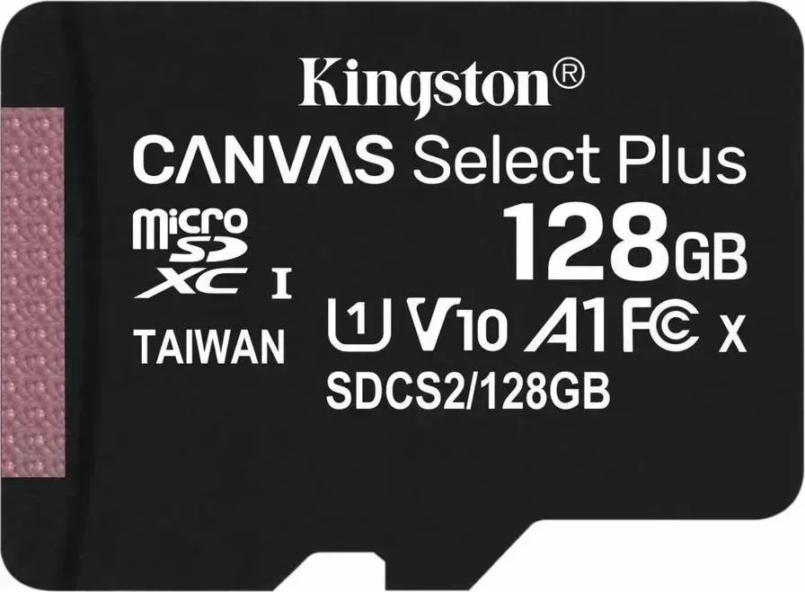 Карта памяти KINGSTON Canvas Select Plus microSDXC 128Gb Class10 SDCS2/128GBSP w/o adapter