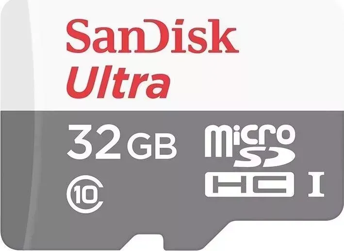 SD карта SANDISK microSDHC 32Gb Class10 SDSQUNR-032G-GN3MA Ultra Light + адаптер