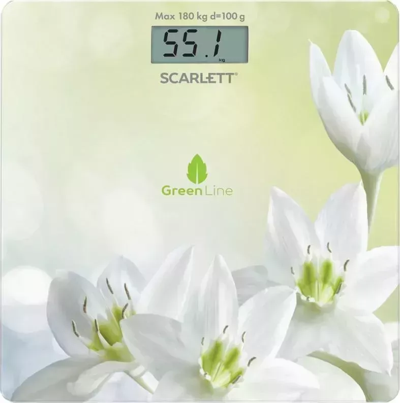 Весы напольные SCARLETT SC-BS33E101 Green Line