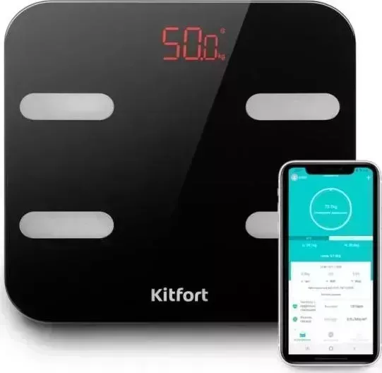 Весы напольные KITFORT KT-806 черный