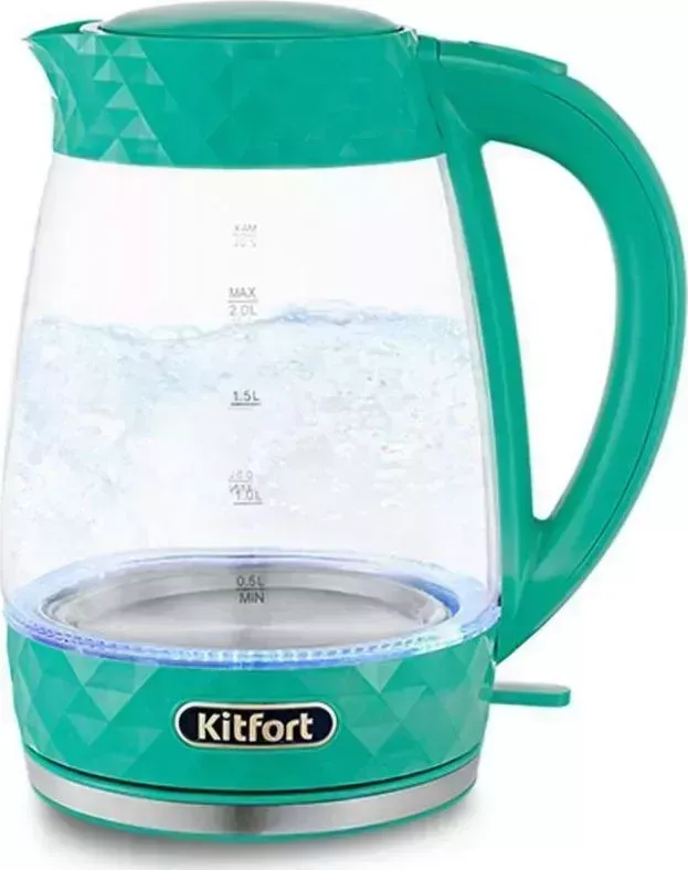 Чайник электрический KITFORT KT-6123-3 бирюзовый