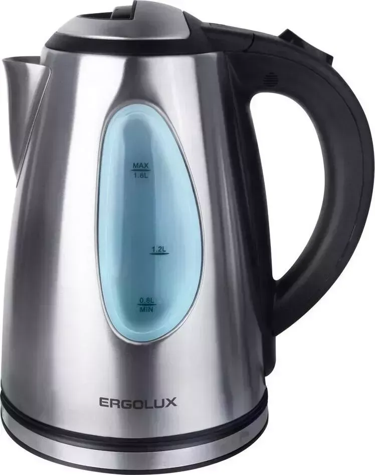 Чайник Ergolux ELX-KG04-C72 черный/нерж.сталь