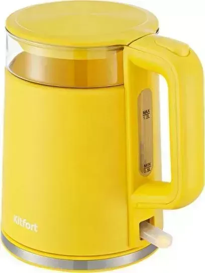 Чайник электрический KITFORT KT-6124-5 желтый