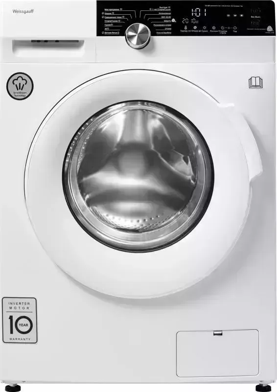 Стиральная машина WEISSGAUFF WMD 4748 DC Inverter Steam