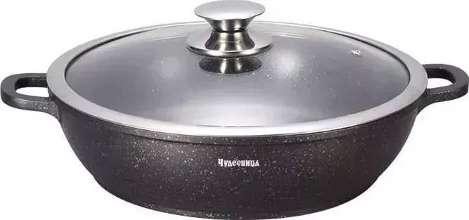 Сотейник Чудесница ЖА-5324Ч 3л Черный