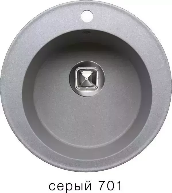 Мойка кухонная TOLERO R-108Е серый (701)
