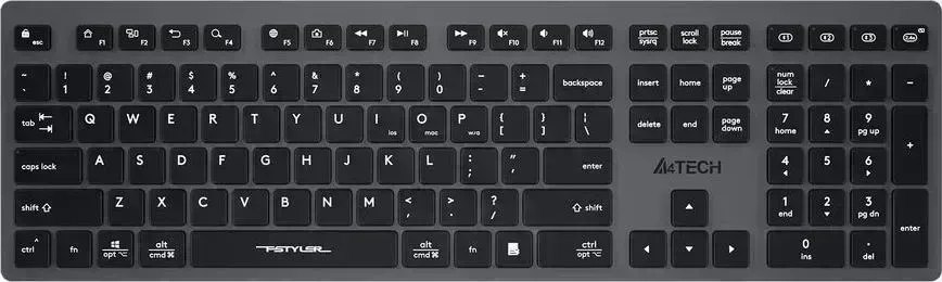 Клавиатура A4TECH Fstyler FBX50C серый USB