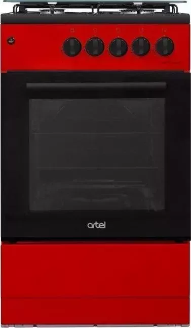 Плита газовая Artel APETITO 50-10 E красная