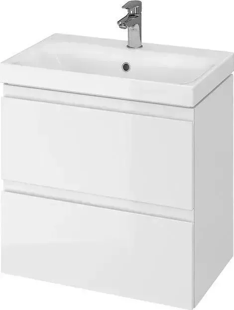Тумба под раковину CERSANIT MODUO (д/раковины MODUO SLIM 60) узкая, белый (SB-SZ-MOD-MO60Sl/Wh)