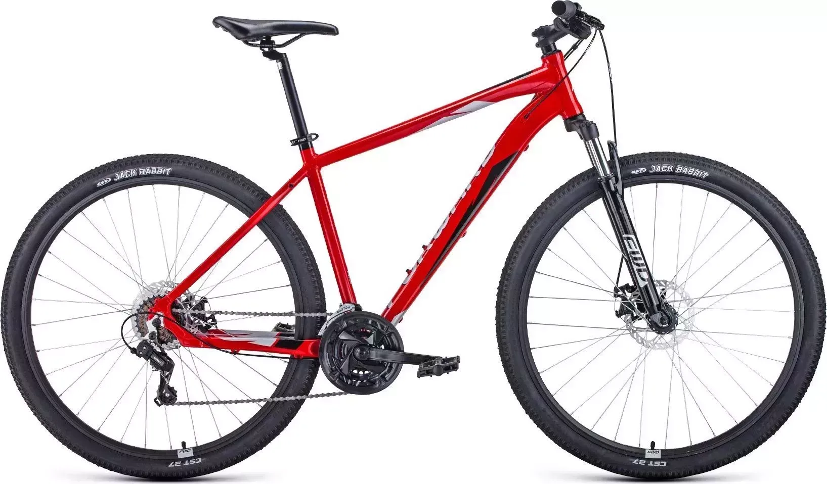 FORWARD APACHE 29 2.0 D (29" 21 ск. рост. 21") 2022, красный/серебристый, RBK22FW29451
