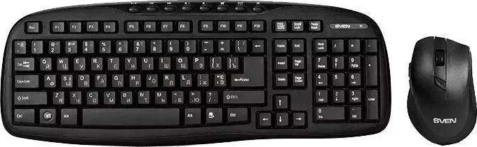 Клавиатура и мышь SVEN мыши и клавиатуры KB-C3600W Комплект и