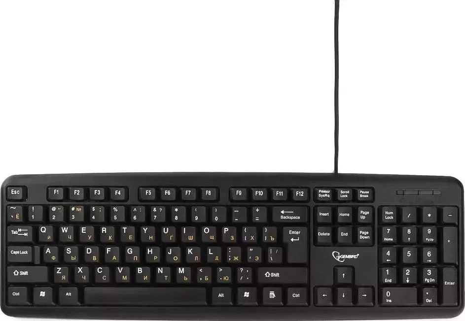 Клавиатура GEMBIRD KB-8320UXL-BL черный