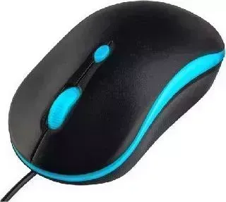 Компьютерная мышь Perfeo MOUNT PF-A4511 черный/голубой