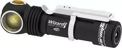 Фонарь ручной Armytek Wizard C2 Pro Nichia Magnet USB черный/желтый (F06801W)