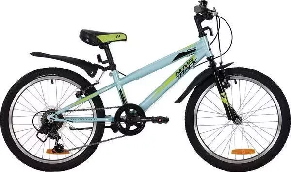 Велосипед NOVATRACK для подростков RACER 20, голубой (20SH6V.RACER.BL20) (2020)