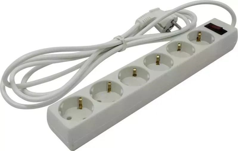 Сетевой фильтр Exegate EXEGATE SP-900W/SP-6-3W (6 роз/3М/евровилка) белый