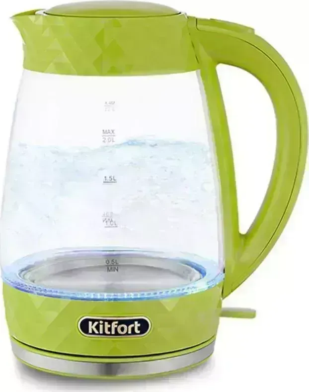 Чайник электрический KITFORT KT-6123-2 салатовый