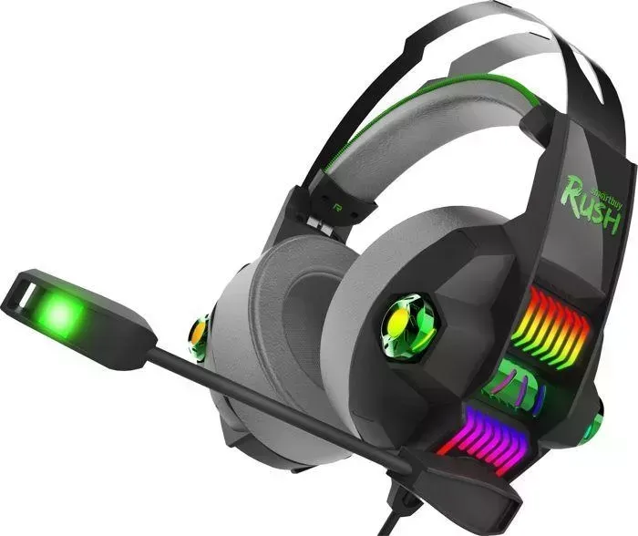 Наушники Rush Smartbuy RUSH STORMER SBHG-5200 черный/зеленый