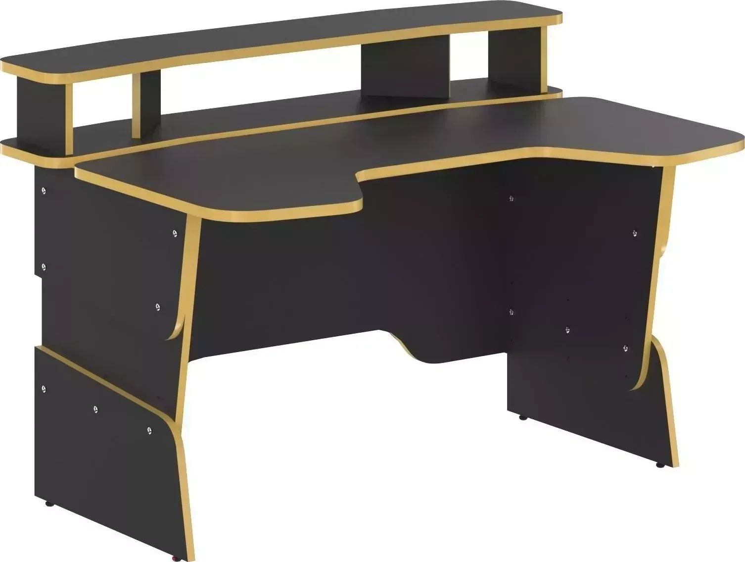 Стол компьютерный SKYLAND SkyLand STG 1390 Антрацит/Желтый бриллиант 1360х1000х856/920/984мм