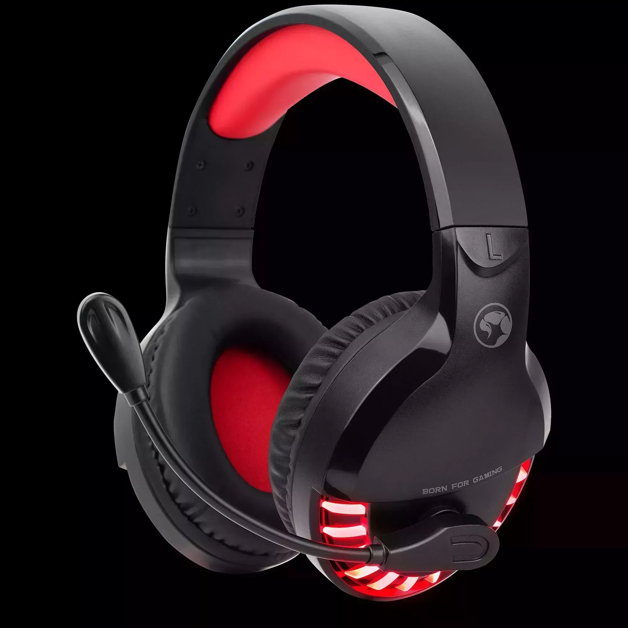 Компьютерная гарнитура Marvo HG8932 чёрно-красный