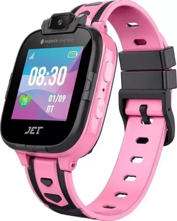 Умные часы JET Kid Assistant pink/grey