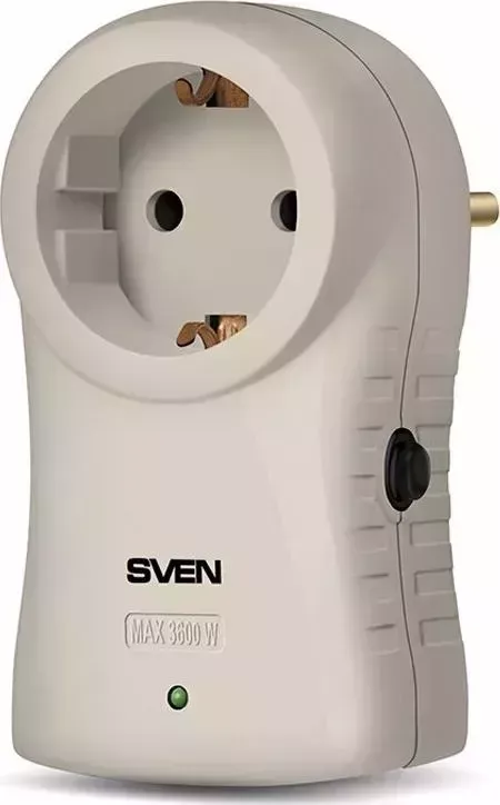 Удлинитель SVEN SF-S1 (1 розетка) серый