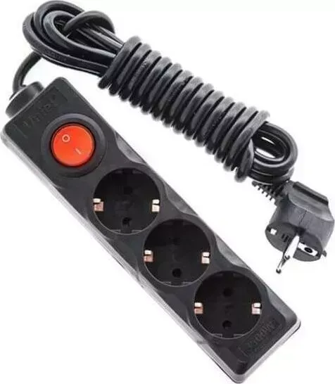 Удлинитель UNIEL S-GCD3-7B Черный (UL-00003609)