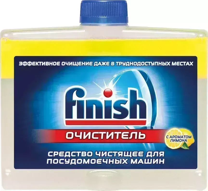 Очиститель FINISH для ухода за техникой для ПММ с ароматом лимона 250мл (3077805)