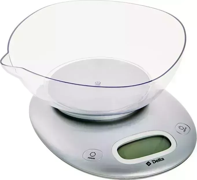 Весы кухонные DELTA KCE-34 серебро