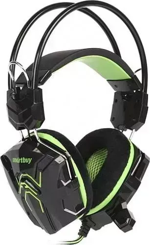 Наушники Rush SmartBuy RUSH COBRA (SBHG-1200) черный/зеленый