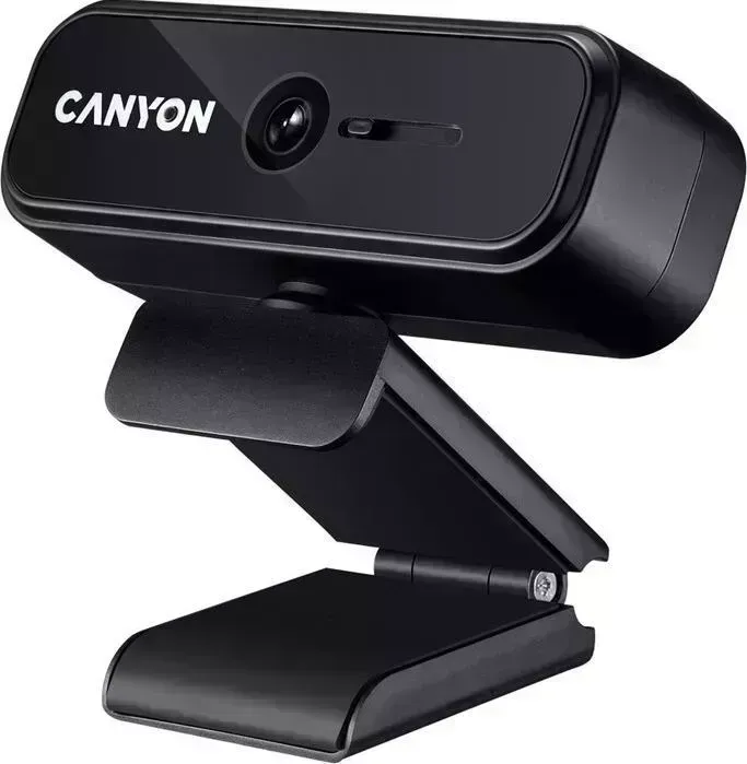 Веб камера CANYON C2N 1080P full HD 2.0Mega fixed focus webcam with USB2.0 connector, 360 degree rotary view scope, built in M (CNE-HWC2N)