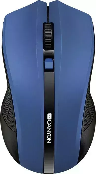 Мышь проводная CANYON MW-5 2.4GHz wireless Optical Mouse with 4 buttons, DPI 800/1200/1600, Blue, 122*69*40mm, 0.067kg (CNE-CMSW05BL)