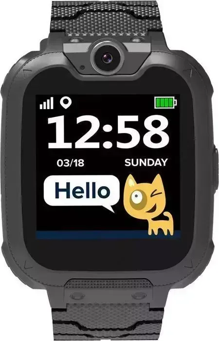 Смарт часы CANYON Kids smartwatch, 1.54 inch colorful screen, Camera 0.3MP, Mirco SIM card, 32+32MB, GSM(850/900/1800/1900MHz) (CNE-KW31BB)