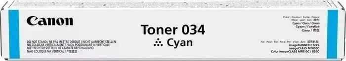 Тонер CANON 034, голубой, туба (9453B001)
