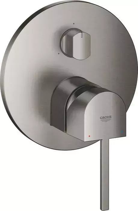 Смеситель для ванны Grohe Plus накладная панель, 35600, темный графит (24093AL3)
