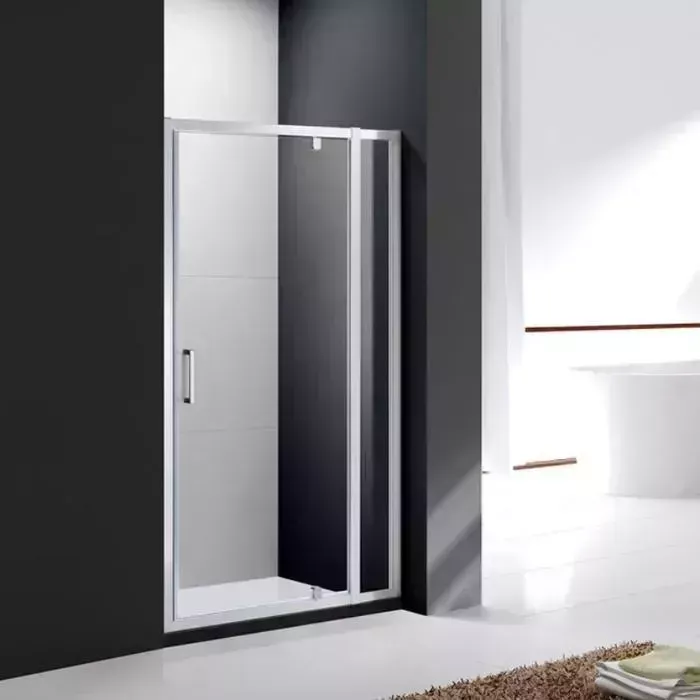 Душевая дверь CEZARES Molveno BA-11 100x190 прозрачная, хром (MOLVENO-BA-11-70+30-C-Cr-IV)