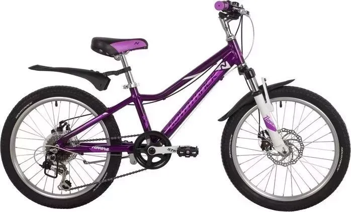 Велосипед NOVATRACK 20" NOVARA фиолетовый