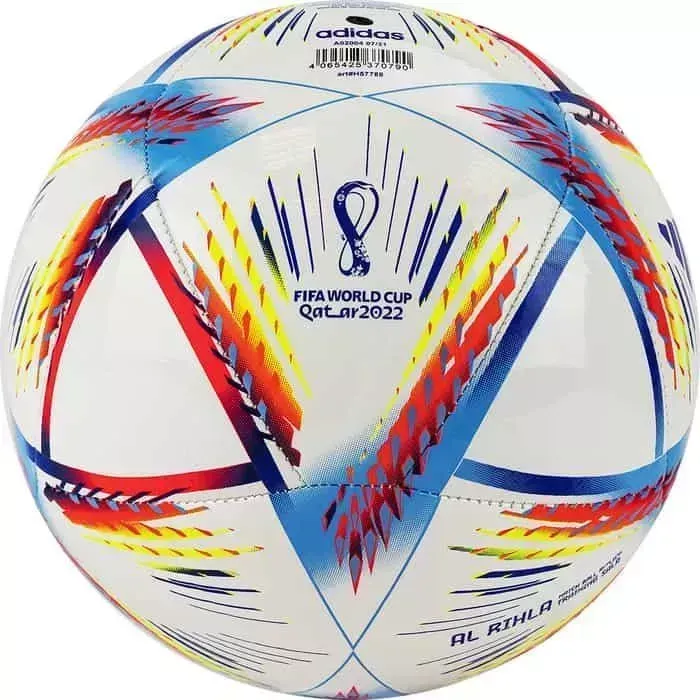 Мяч футзальный ADIDAS WC22 Rihla Trn Sala, арт. H57788, р.4, 18 панелей, мультиколор