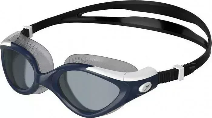 Очки для плавания Speedo Futura Biofuse Flexiseal, арт. 8-11314F985, ДЫМЧАТЫЕ линзы, синяя оправа