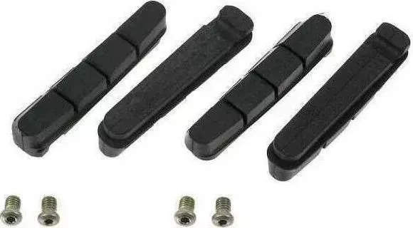 Вкладыш тормозной колодки Shimano шоссейн., R55C+1 мм, 2 пары, для DA, Ultegra, 105