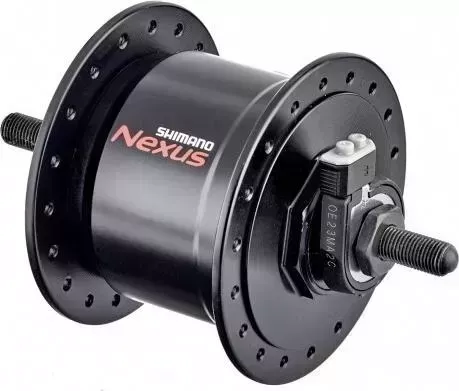 Втулка динамо Shimano C3000-NT, 6V 3.0W, 32отв. 100X140MM, под гайки, цв. черный, б/уп.