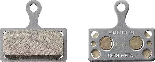 Тормозные колодки Shimano для диск т., G04S, метал, пара, с пружин, с шплинтом